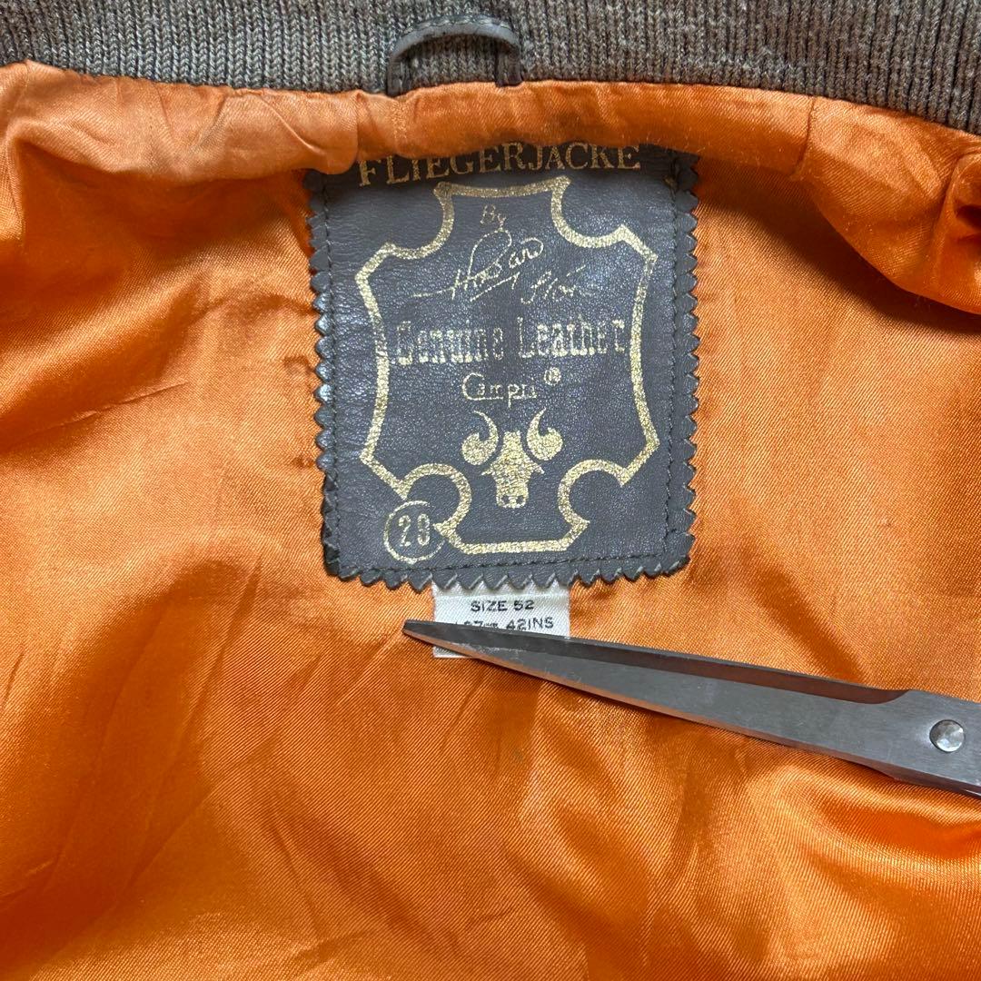 激レア】CAMPRI製 ドイツ軍 レザー フライト ジャケット【美品