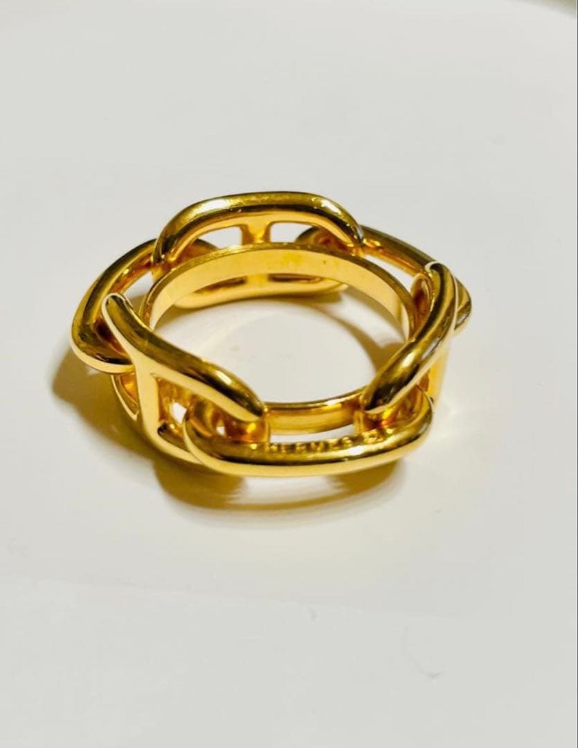 エルメス　スカーフリング　スカーフ留め　ゴールド 楽天市場】エルメス スカーフリング スカーフ留め ジャンボ ゴールド