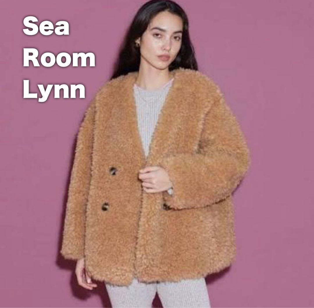 美品希少✨Sea Room Lynn TEDDY ファー ノーカラー ジャケット Searoomlynn TEDDYファーノーカラージャケット アイボリー - メルカリ