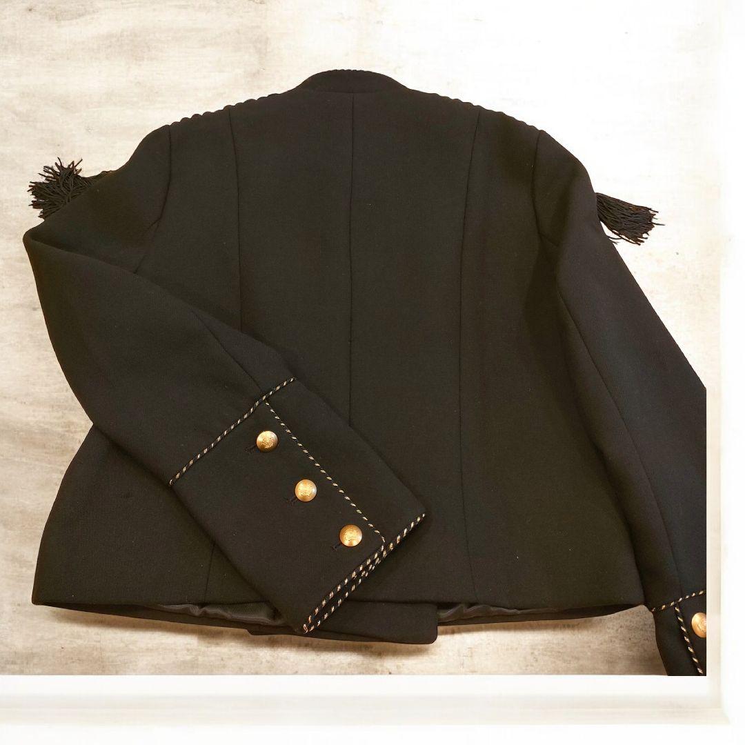 ZARA TRF ブラック ダブル ミリタリナポレオンジャケット サイズ L