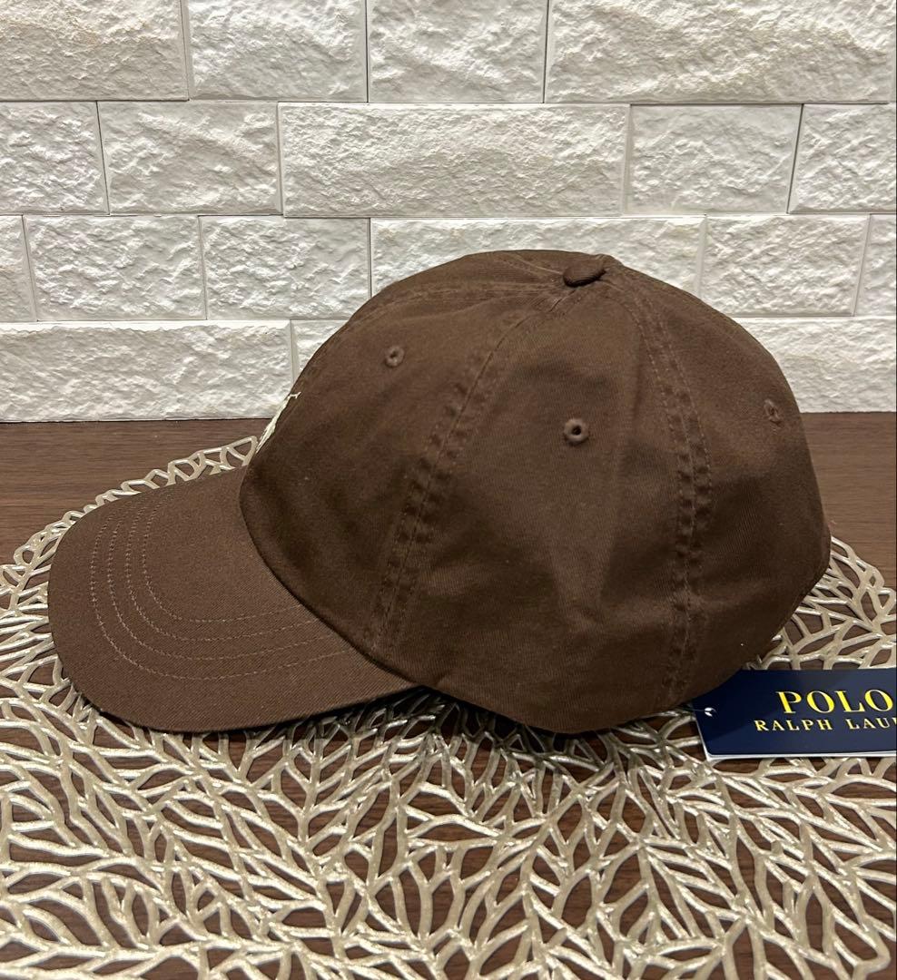 希少！《新品》ポロ ラルフ ローレン ブラウンキャップ　POLO RALPH