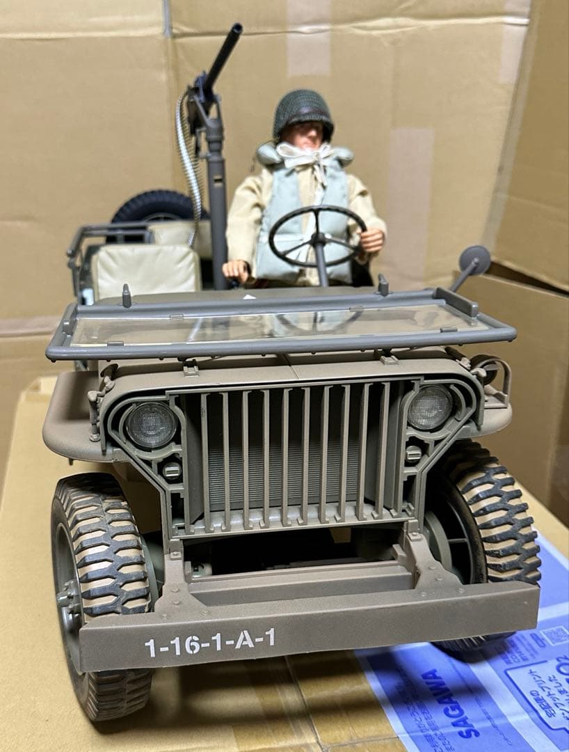 WILLYS JEEP 1/6サイズ ジープ フィギュア付き - メルカリ