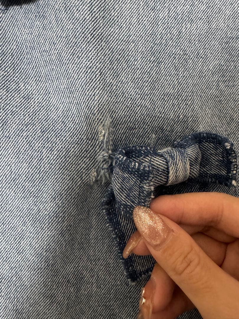 Poppy あさぎーにょ リボンデニム - メルカリ