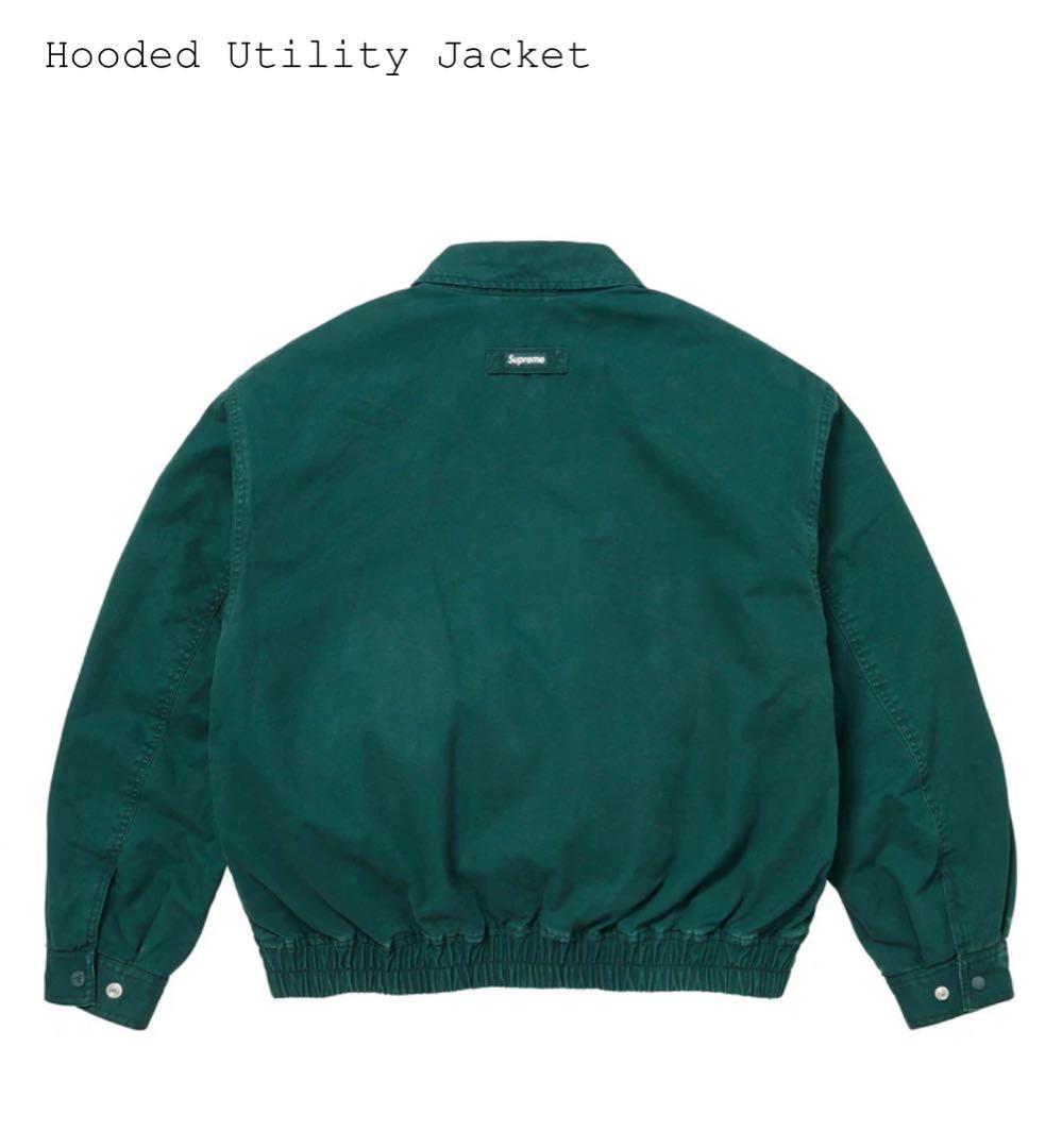 Supreme Hooded Utility Jacket dark Green - メルカリ
