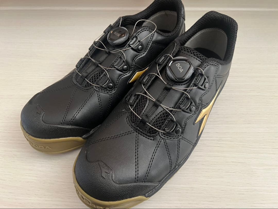 DIADORA FC-292 安全靴 26.5cm ブラック/ゴールド