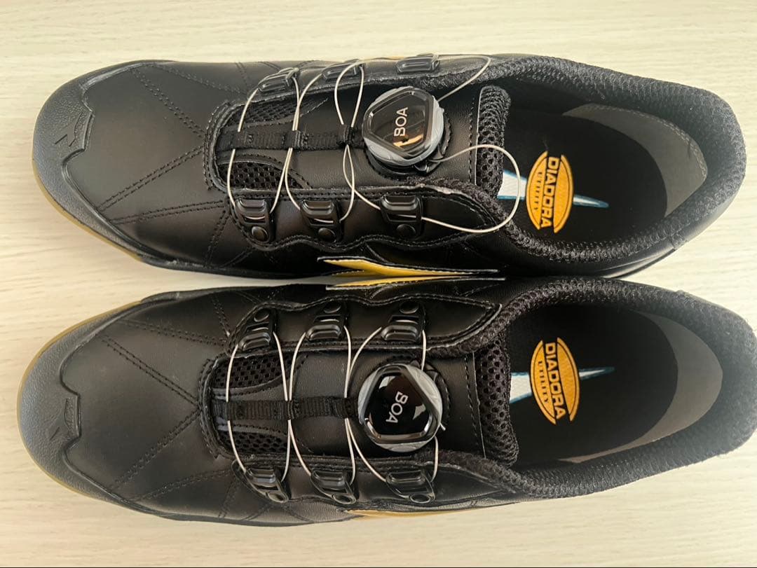 DIADORA FC-292 安全靴 26.5cm ブラック/ゴールド
