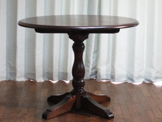 松本民芸家具 ミズメザクラ 無垢材 A型 丸テーブル ダイニングテーブル 円卓 無垢材 伝統技法 ダイニングテーブル No.4（ミズメザクラ） 天然木