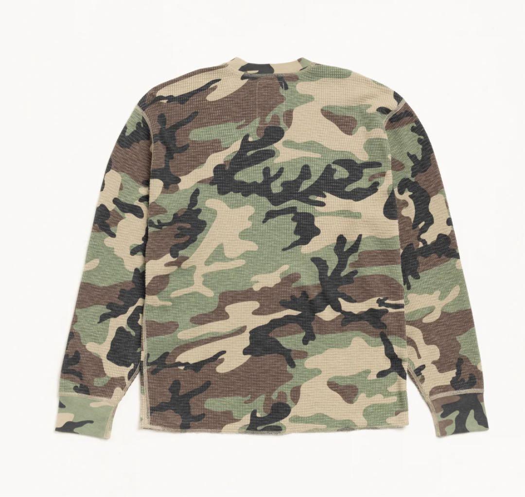 stussy 迷彩サーマル Mサイズ - メルカリ