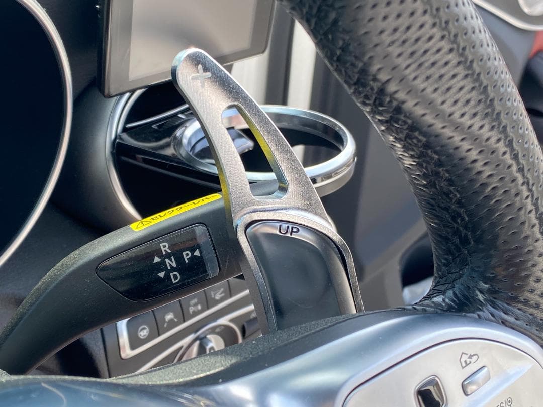 メルセデスベンツ AMG適合品 アルミ製 パドルシフト パーツ BLK - メルカリ