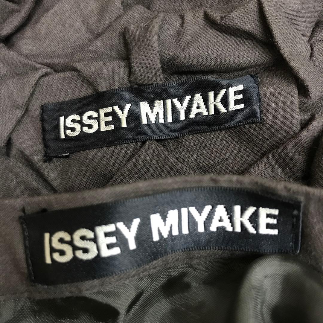 ISSEY MIYAKE 折り紙プリーツ 3D スチームストレッチ 上下セット
