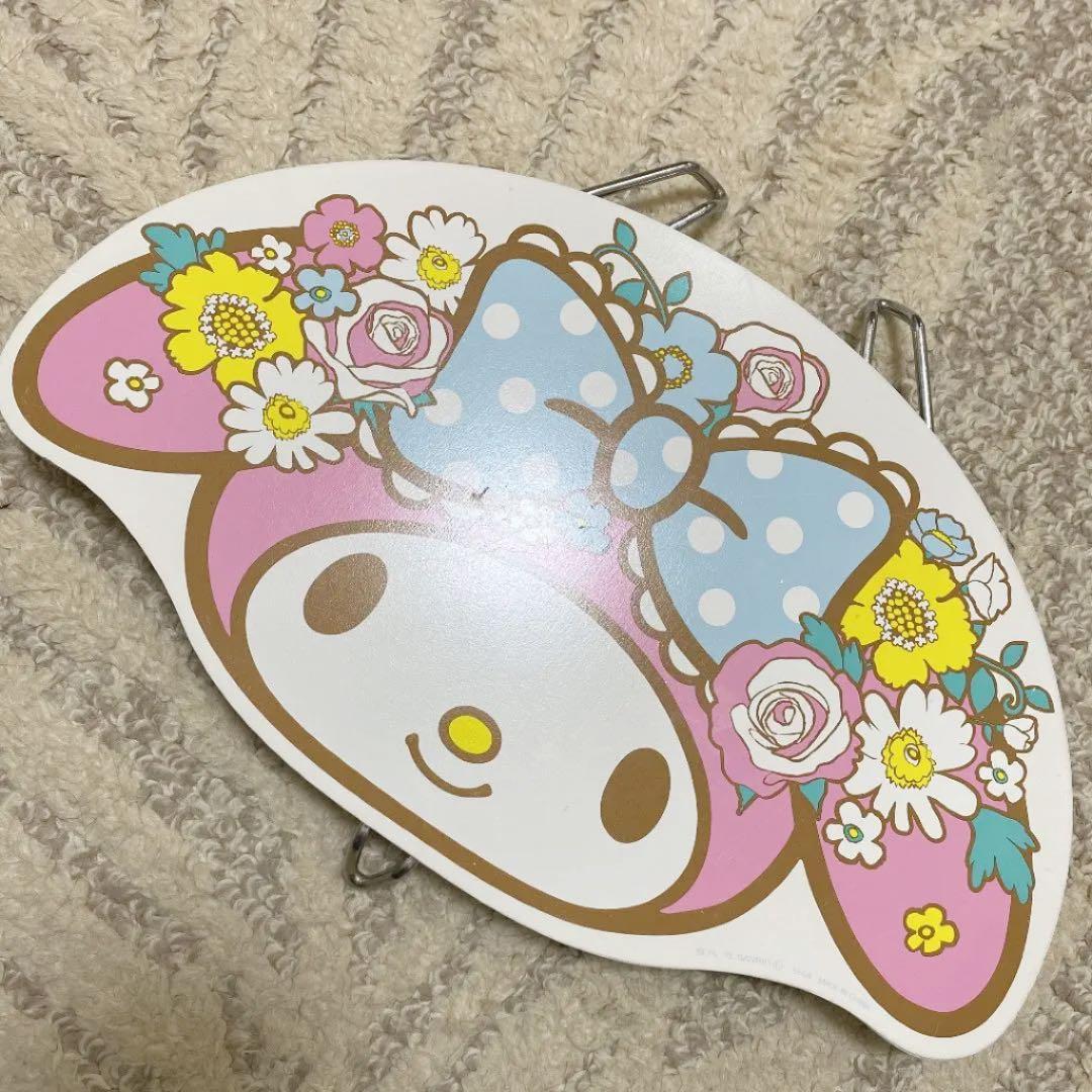 マイメロディ プレミアム フラワーデザイン折りたたみミニテーブル