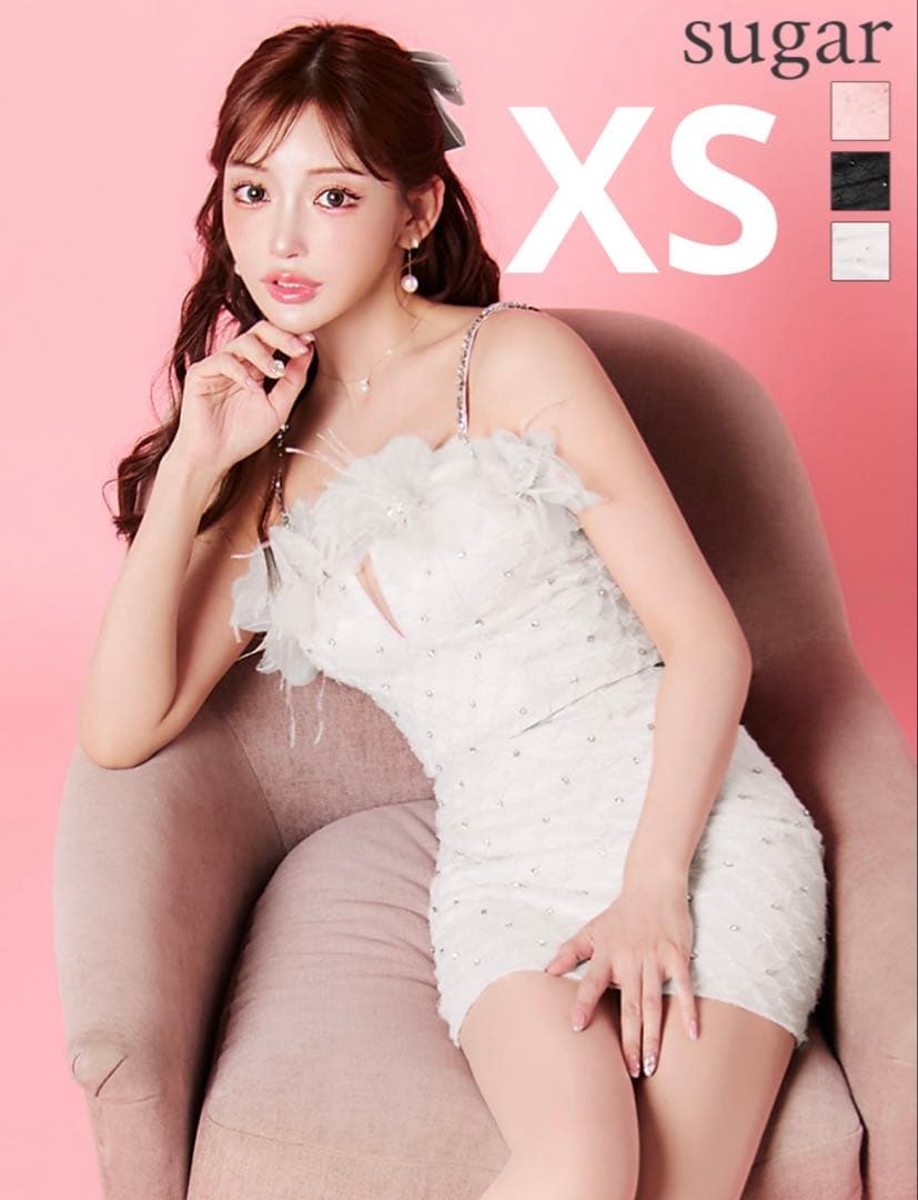 ROBE de FLEURS sugar ドレス　fm4210 XSサイズあり】sugarコラボカラーあり♡フラワーモチーフレース