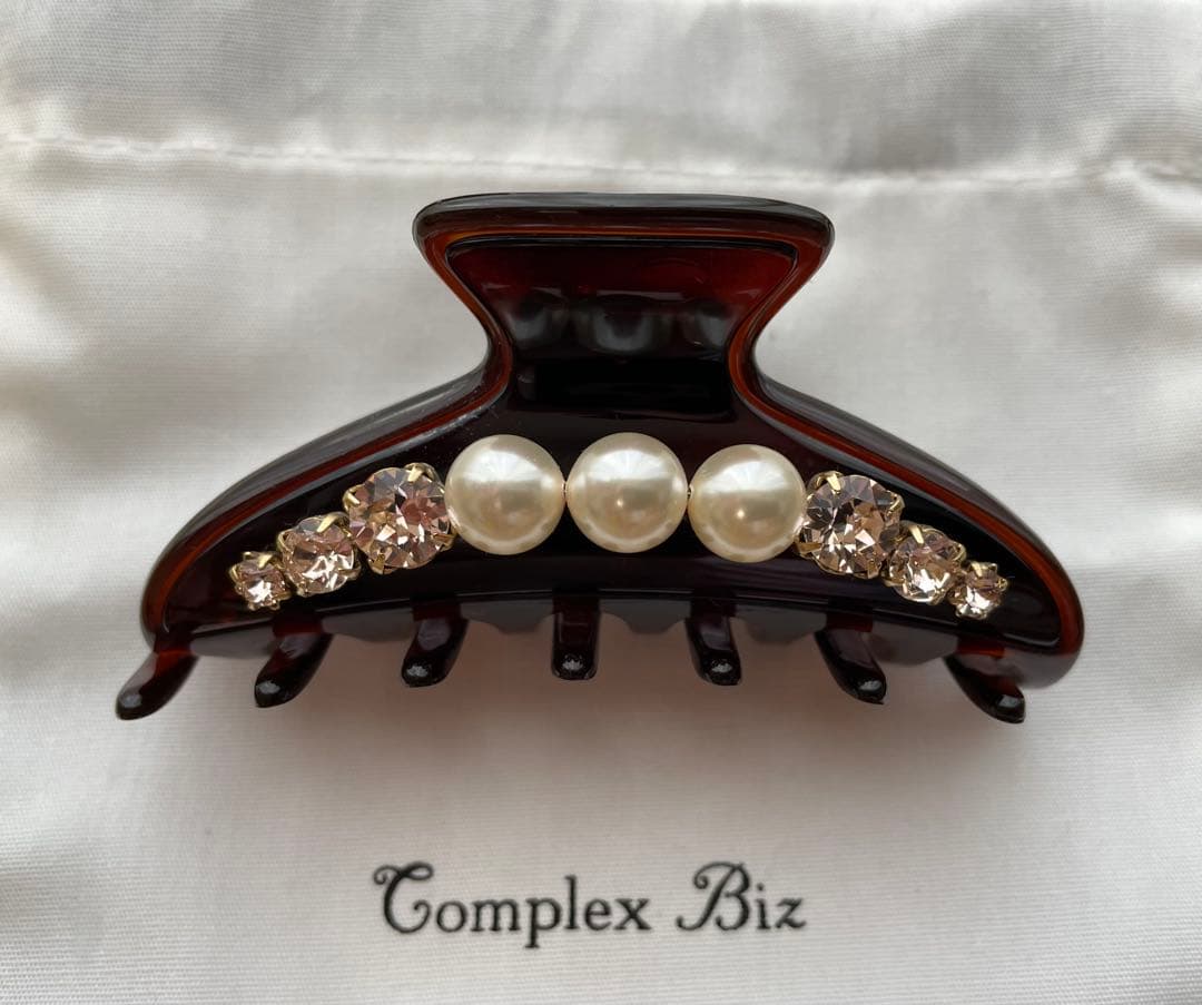 コンプレックスビズ　バンスクリップ　ピュアシャインライトベージュ 販路限定】ピュアシャイン バンスクリップ S(ライトベージュ) | バンス