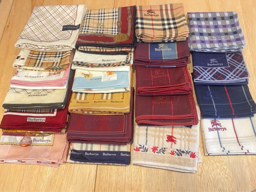 Burberry ハンカチ　21枚セット Burberry ハンカチ 21枚セット Burberry ハンカチ 21枚セット Burberry