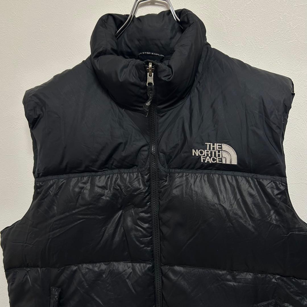 日本未入荷 海外限定 ノースフェイス ヌプシダウンベスト 700FP 黒 XL