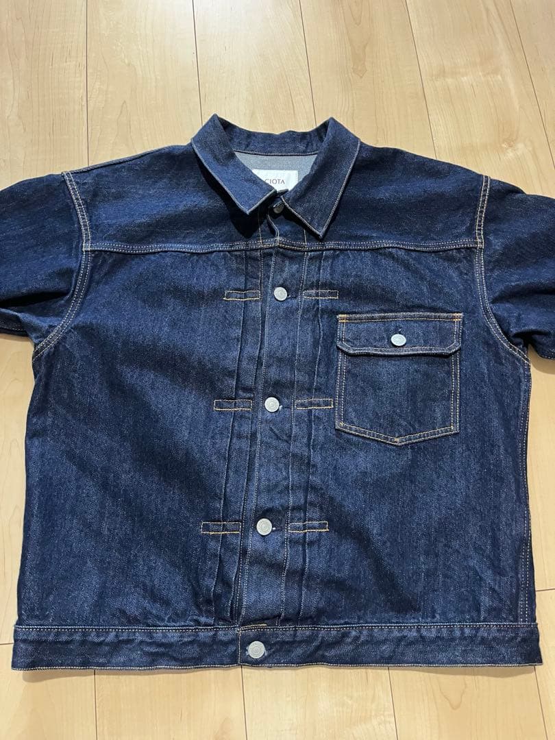 CIOTA single Pocket デニムジャケット 25SS 42 Single Pocket Denim Jacket(42(MEN) Navy/ネイビー): CIOTA