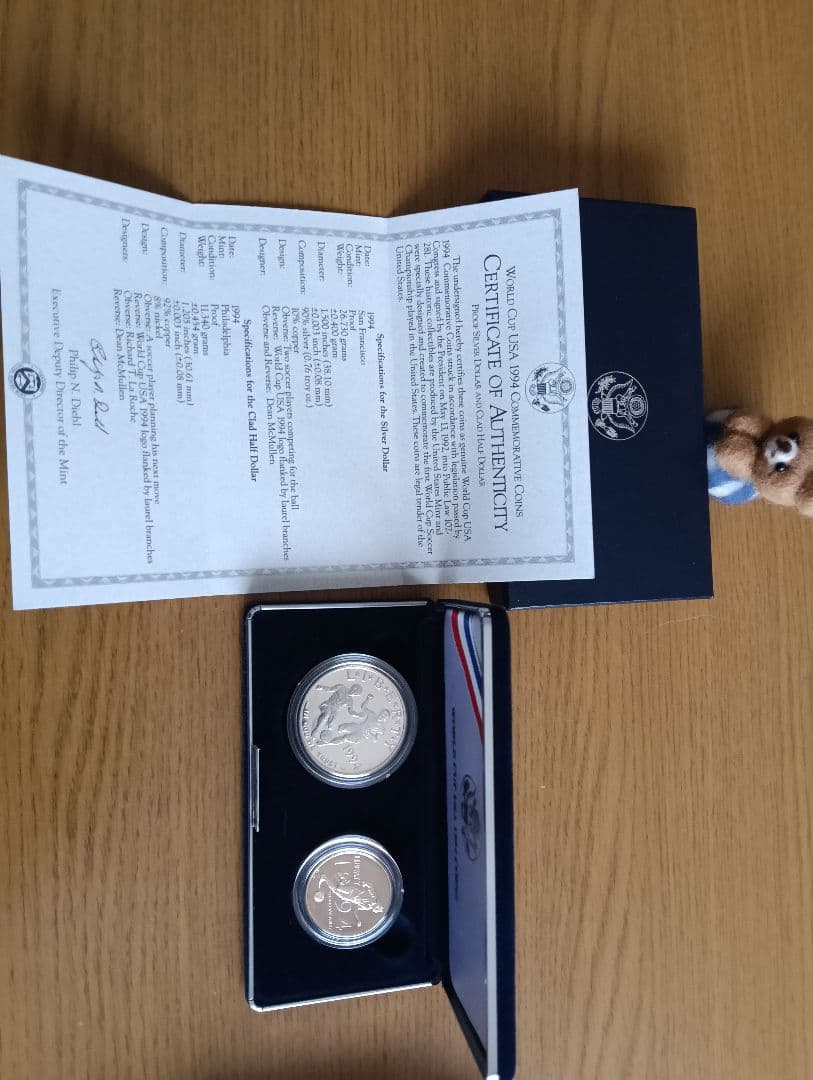 ☆掘り出し物！☆ FIFAワールドカップ記念（1994年）プルーフコイン