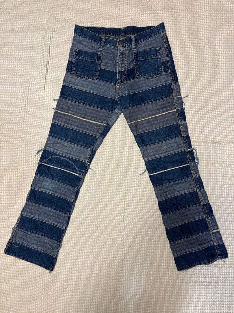 90s hysteric glamor ツギハギデニム パッチワーク Lサイズ - メルカリ