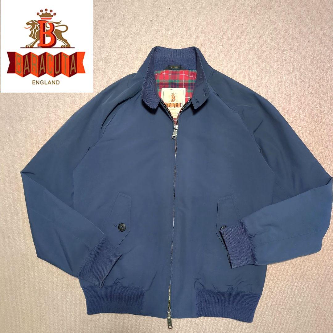 美品！BARACUTA　G9　ハリントンジャケット　サイズ38　ネイビー 中古・古着通販】BARACUTA (バラクータ) ウールG9ハリントンジャケット