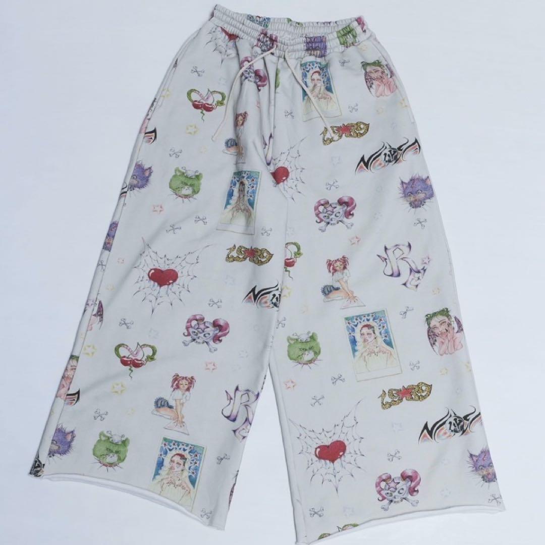 ✨即完品✨仲里依紗 RE.アールイードット 手書きスウェットパンツ