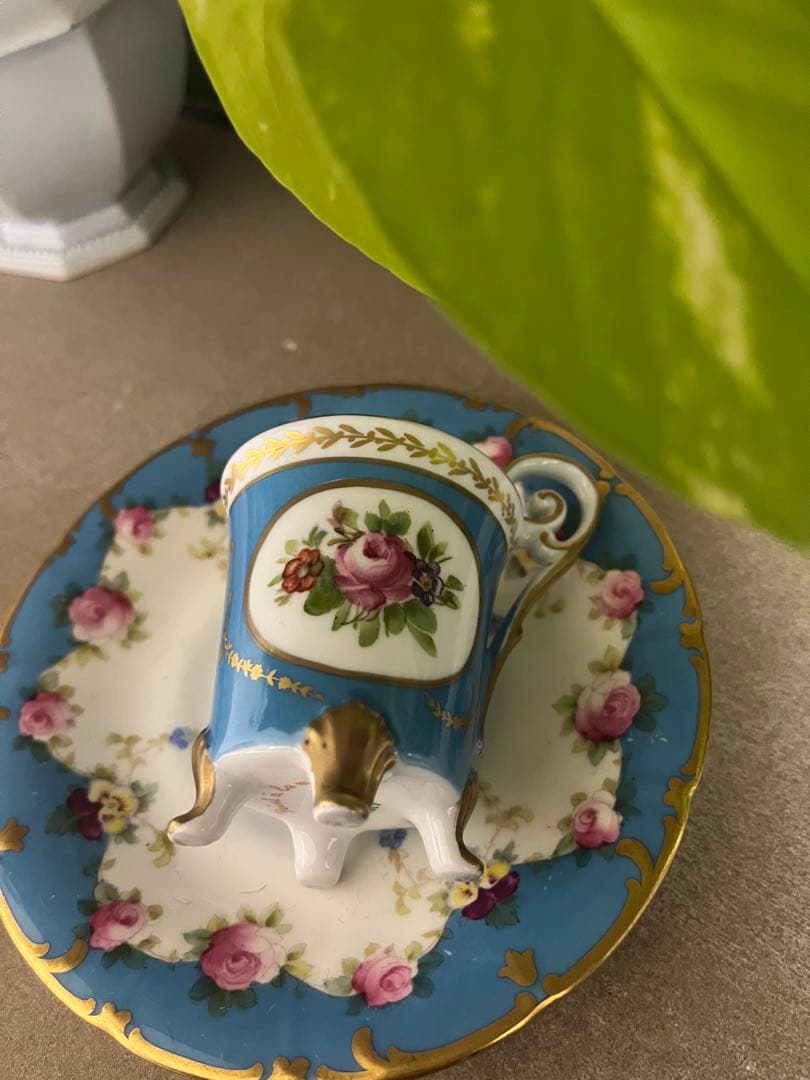 レア❣️フランス アンティーク リモージュ カップ&ソーサー 19世紀