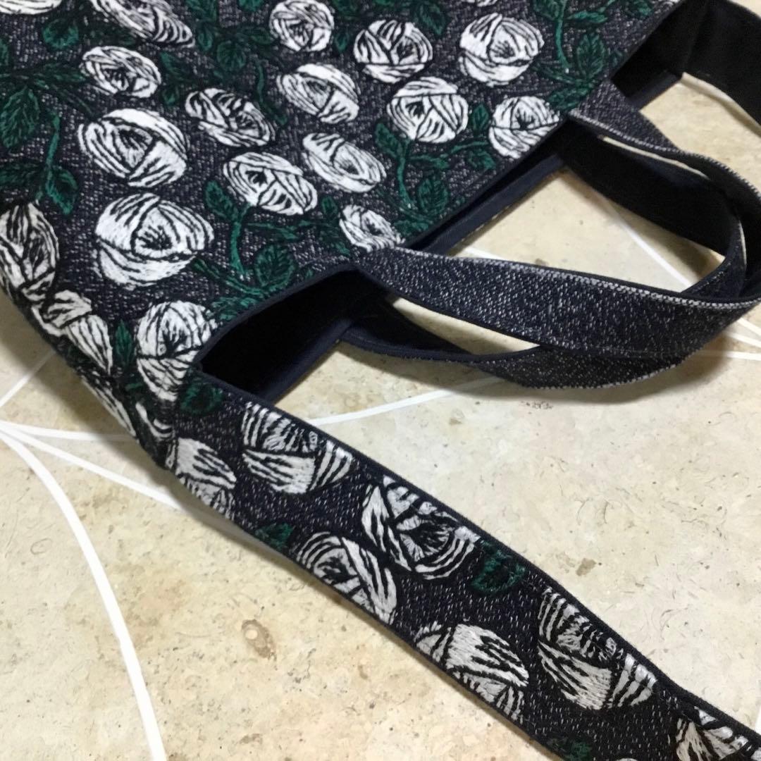 ミナペルホネンrosy ネイビー 2Way肩掛けショルダーバッグハンドメイド