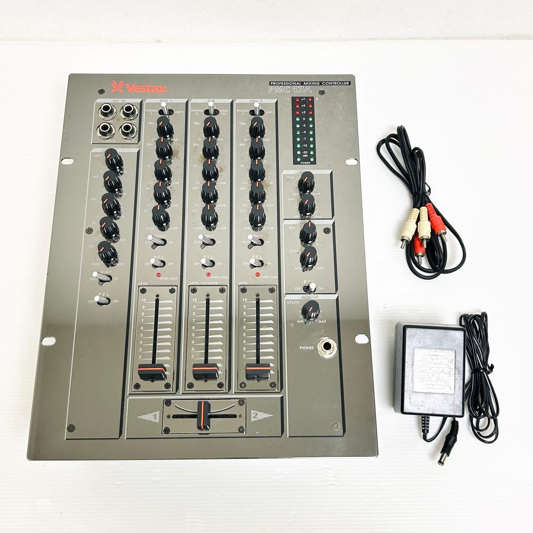 希少動作品 Vestax 3ch DJミキサー PMC-17A ベスタクス 2026年最新】pmc 17aの人気アイテム - メルカリ