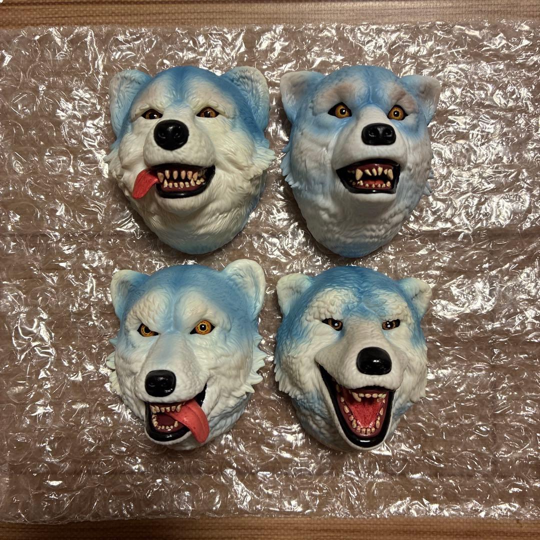 マンウィズ くじ MAN WITH H賞 フェイスマグネット 4種 セミコンプ