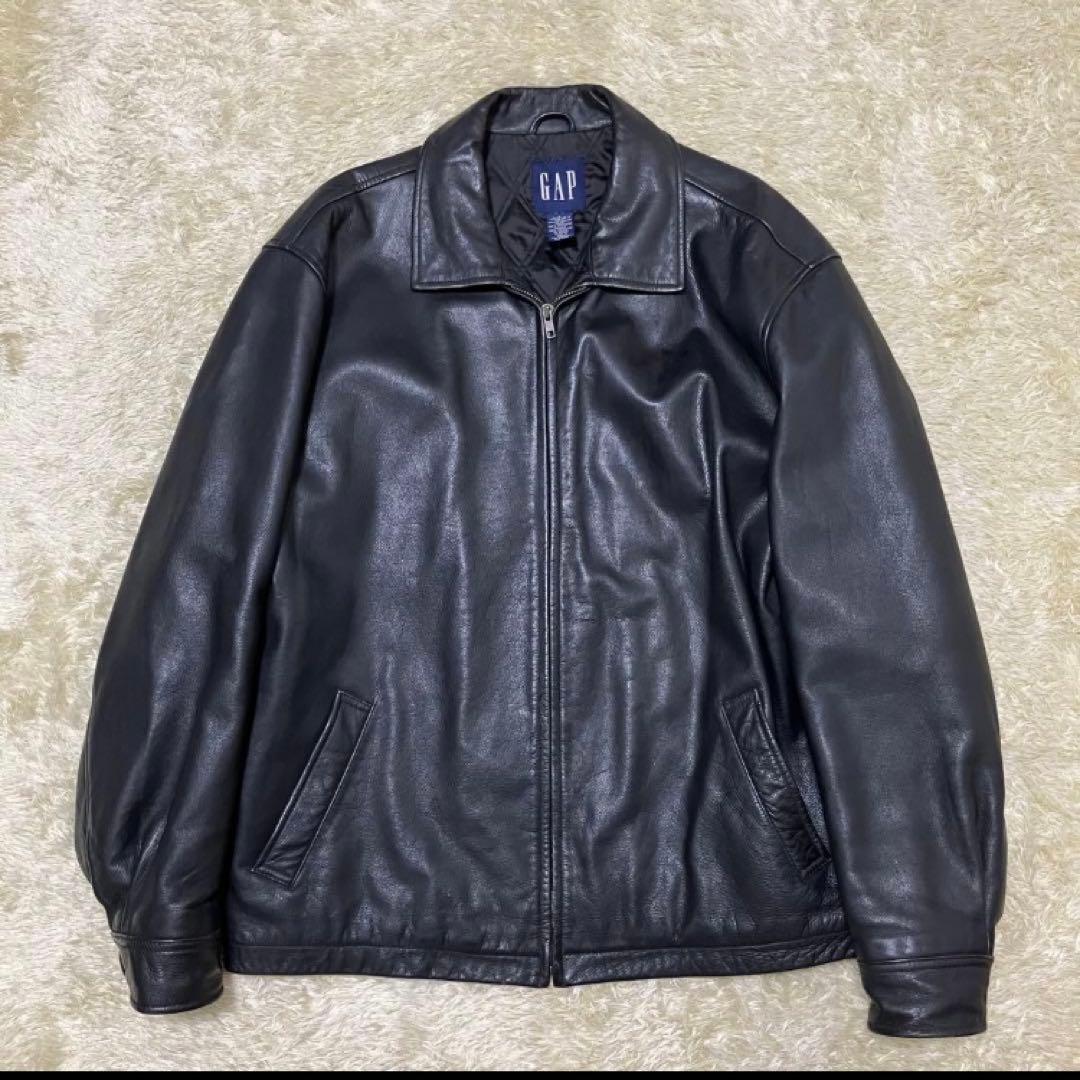 Old Gap オールドギャップ レザージャケット L 牛革 90s - メルカリ