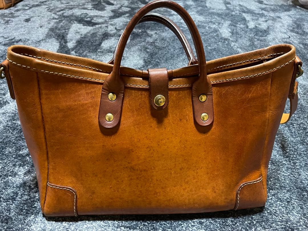 HERZ ヘルツ 横型2wayレザー トートバッグ(T-146)