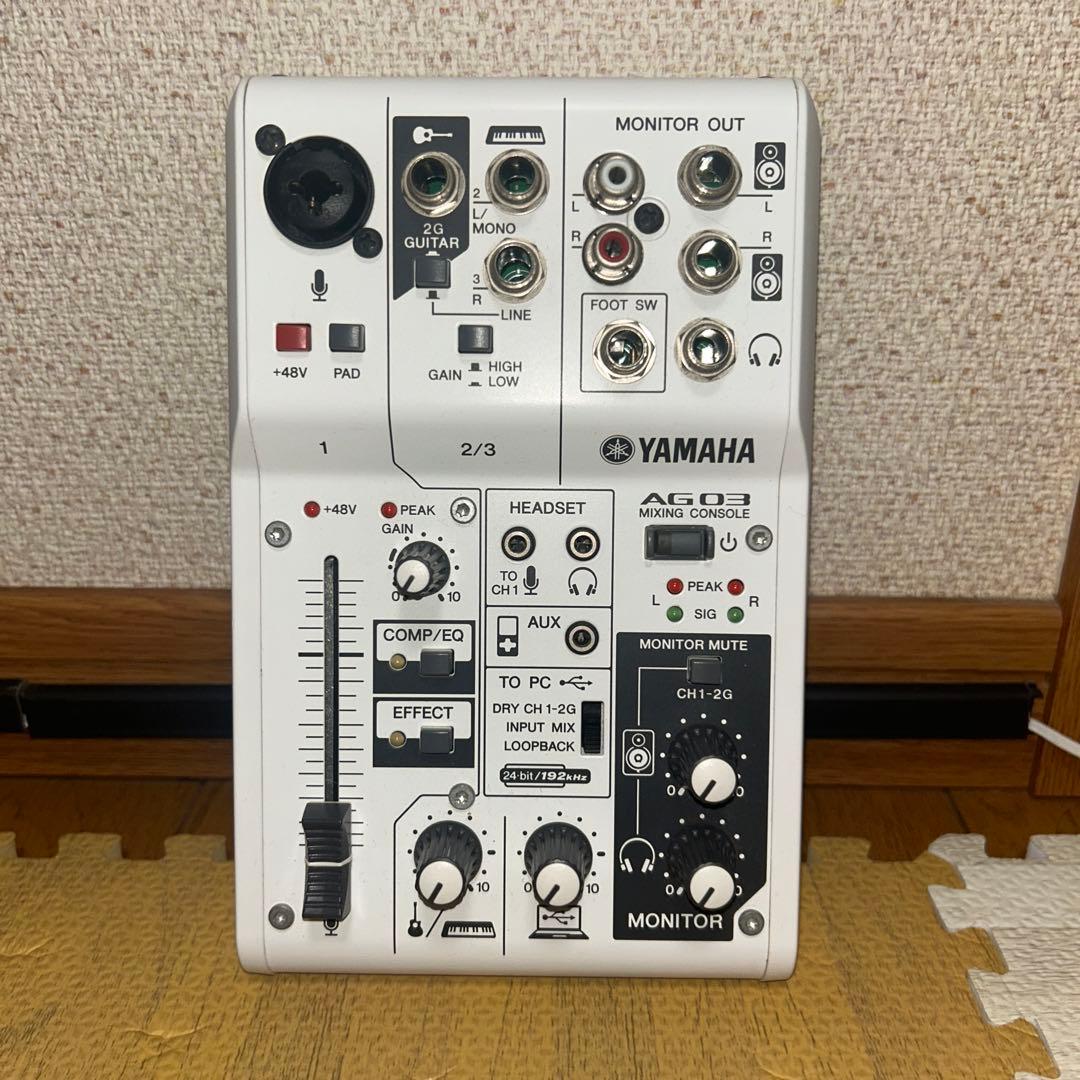 YAMAHA AG03 ミキシングコンソール
