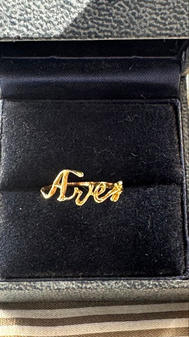 noguchi 14k星座リング 牡羊座 - メルカリ