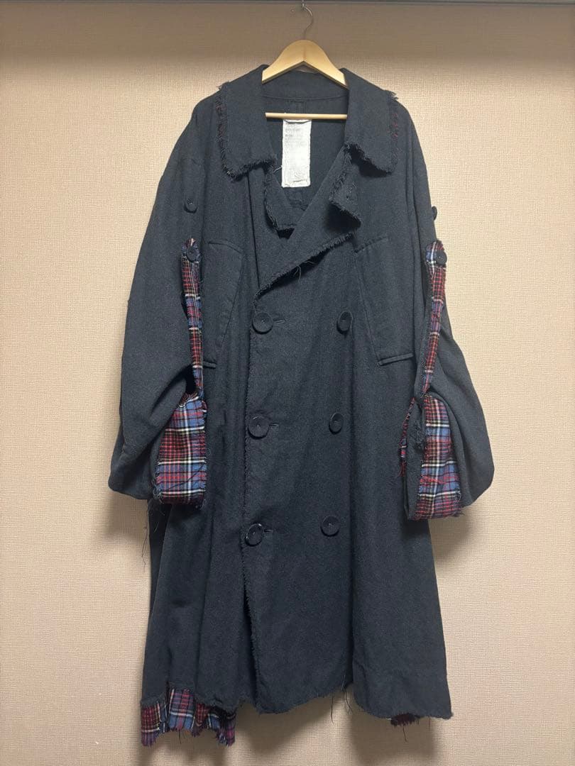 NOZOMI ISHIGURO ウール混紡 ダブルブレストトレンチコート NOZOMI ISHIGURO ウール混紡 ダブルブレストトレンチコート NOZOMI