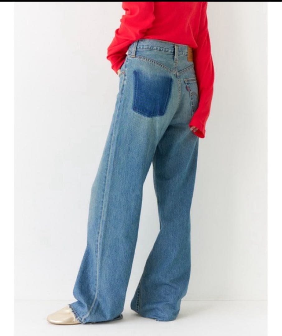Ungrid Levi's別注RIBCAGE WIDE LEGデニム25インチ - メルカリ