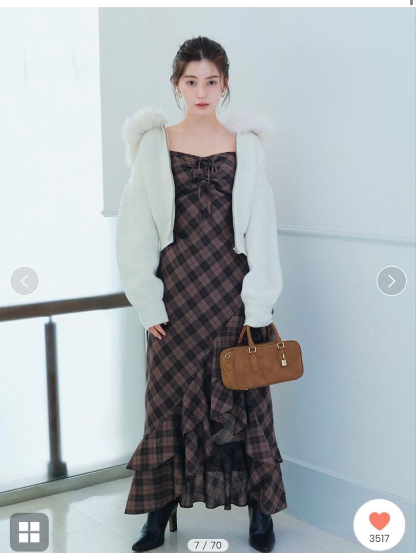 USAGI ONLINE限定】snidel ファーフードパーカー - メルカリ