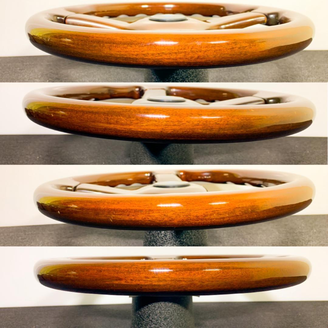 ナルディ ガラ3 タイプ3 36.5Φ マホガニー 美品 ホーンボタン付 希少