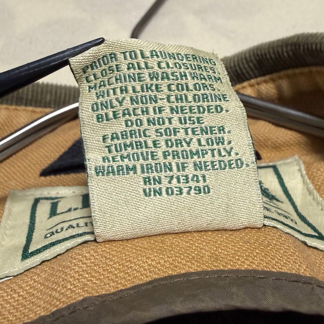 00s L.L.Bean ハンティングジャケット 襟コーデュロイ XXL