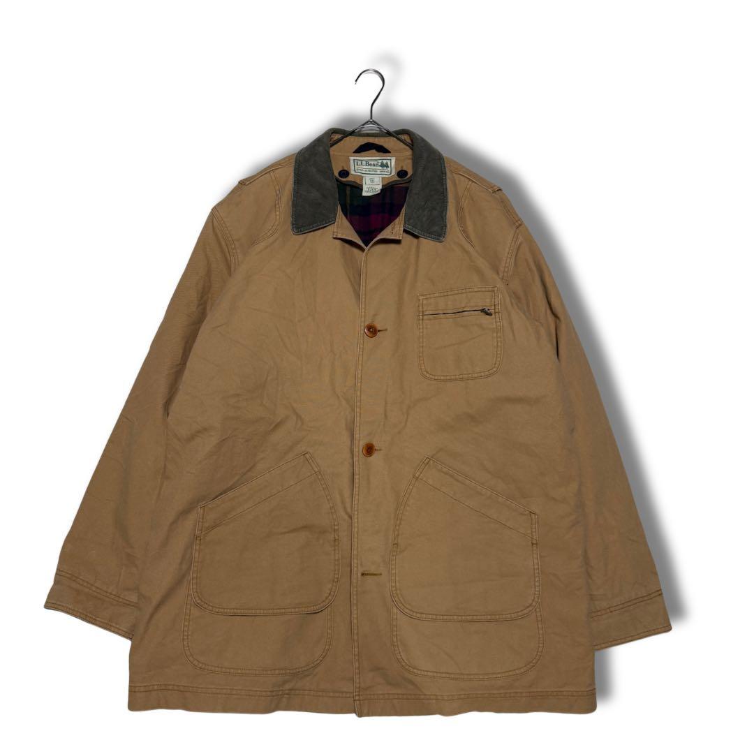 00s L.L.Bean ハンティングジャケット 襟コーデュロイ XXL