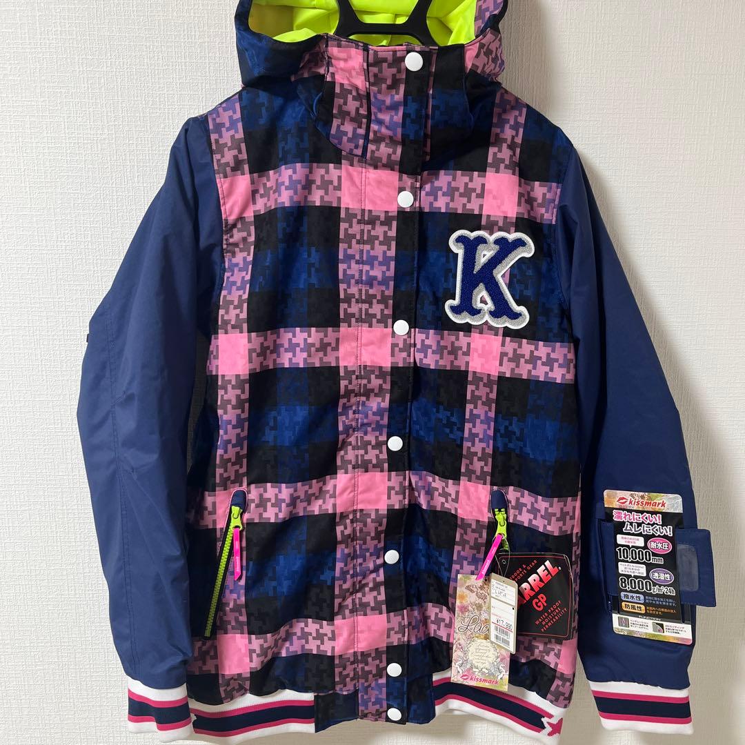 新品　kissmark 高機能　防水　ボードウェア　キスマーク　スキーウェア　Ｌ kissmark（キスマーク） レディース スノーボード ジャケット レディス