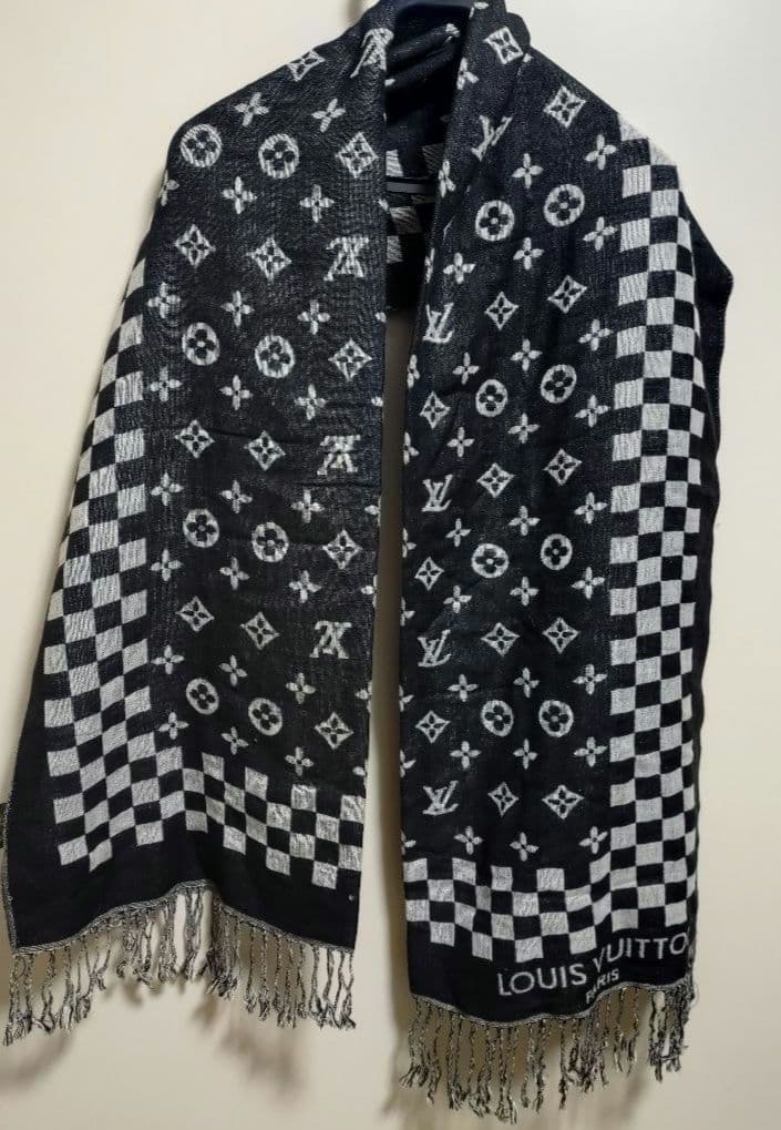 【プロ※確認】LOUIS VUITTON チェック モノグラム マフラー マフラー・モノグラム チェック S00｜ルイ・ヴィトン 公式サイト - M97446