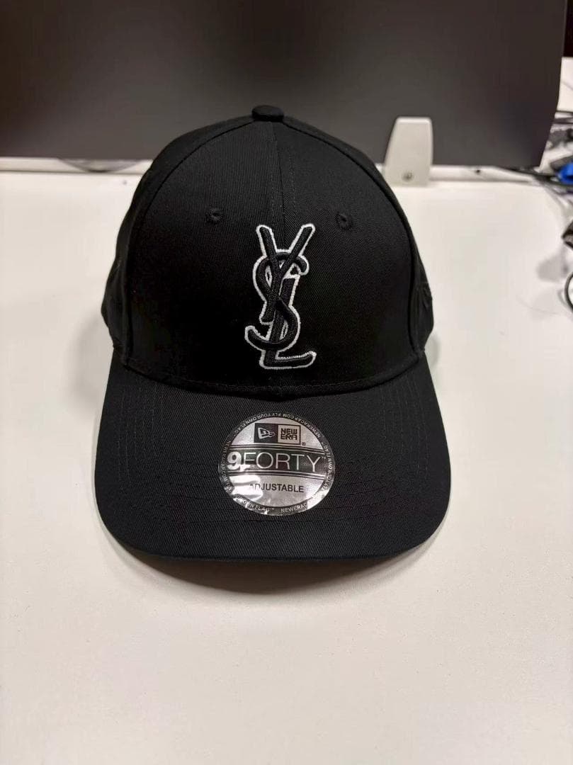 Yves SAINT LAURENT 9FORTY キャップ 黒 - メルカリ