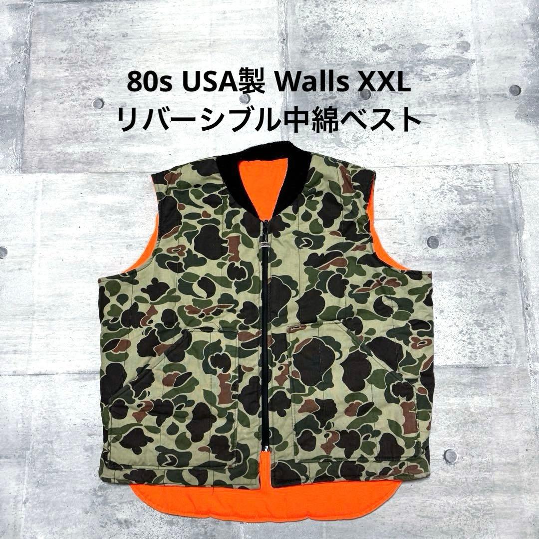 80s USA製 Walls ベスト ダックハンターカモ リバーシブル オレンジ 楽天市場】80s USA製 ウールリッチ ダックハンター カモ 中綿