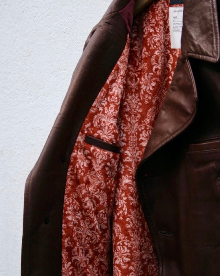 Varde77 ダブルライダース レザージャケット ダメージホースハイド