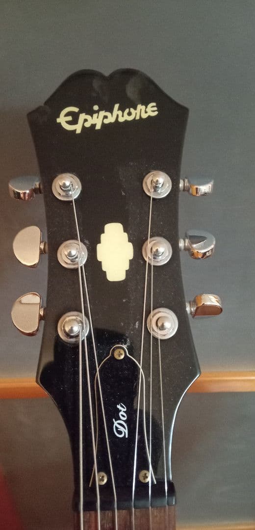 ユ*イ様 エピフォン DOT ナチュラル セミホロウボディ程度良好 - メルカリ