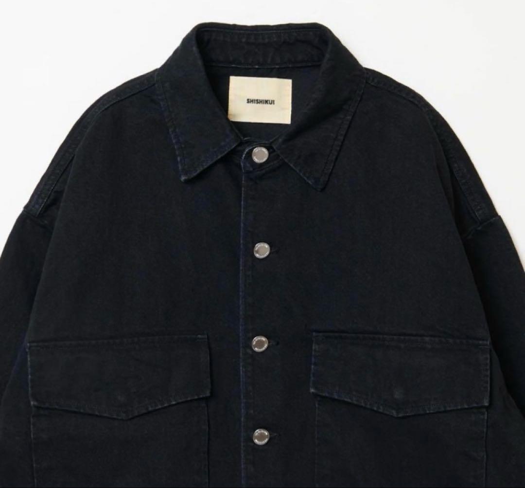 shishikui Denim Ja / BLACK デニムジャケット 百々 - メルカリ