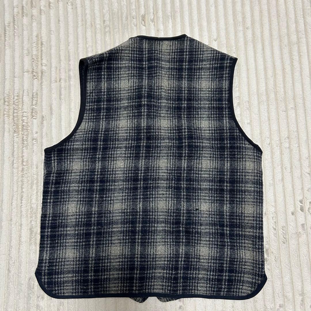 80's L.L.Bean ウールチェックベスト