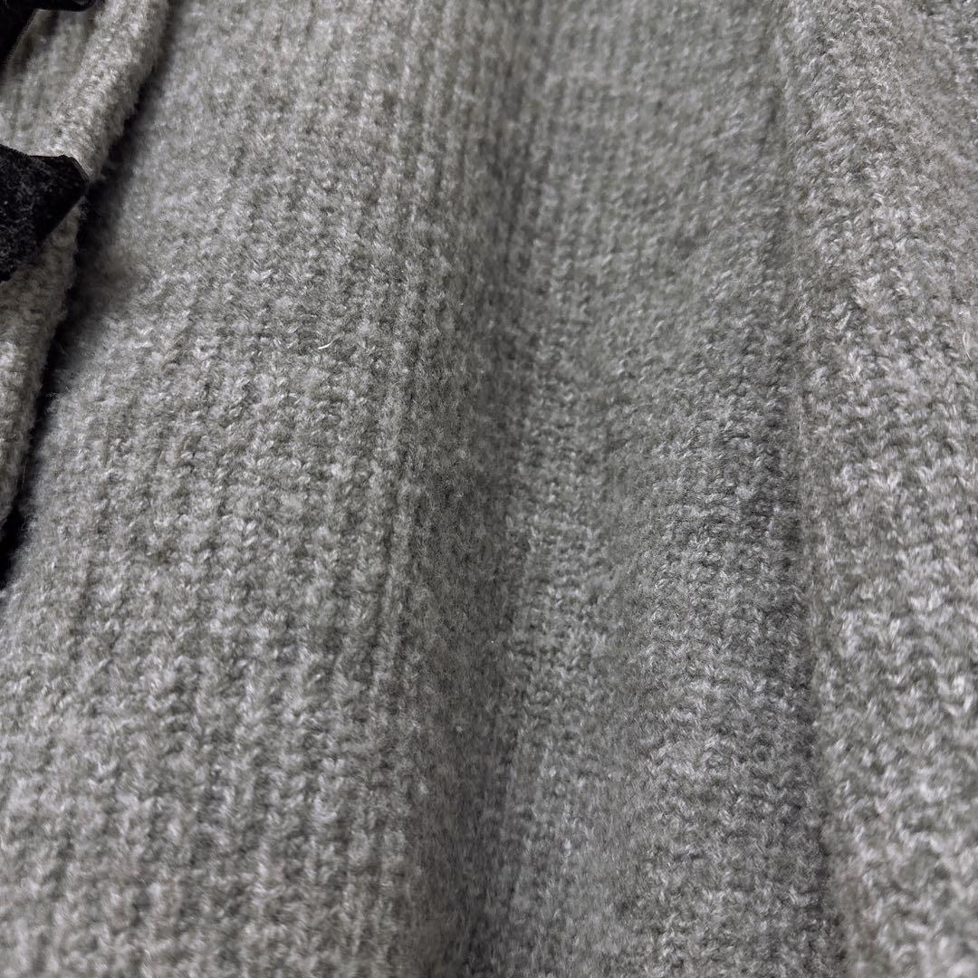 本日限定価格！リボン付きグレー長袖ニットセーター レディース - メルカリ