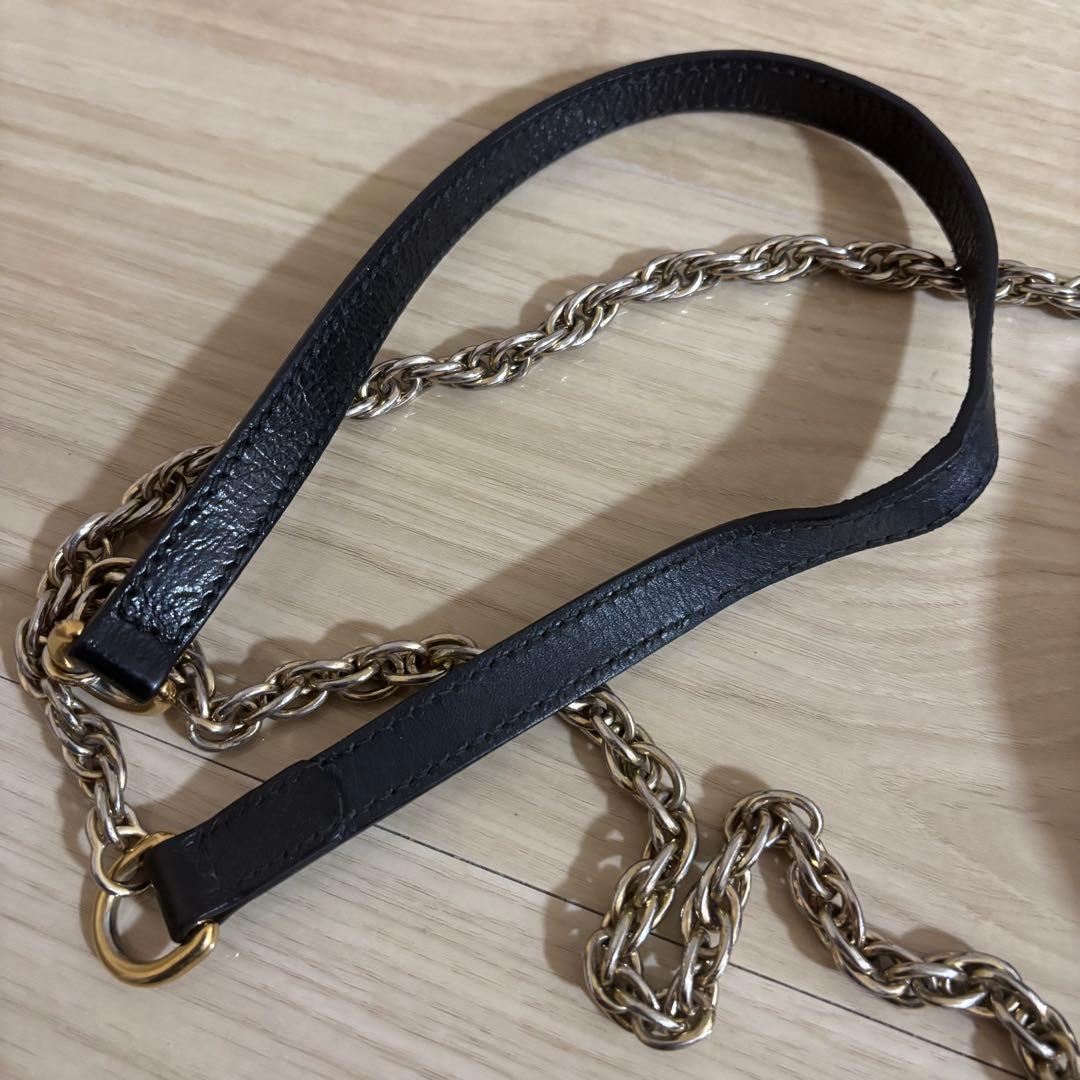 本物】グッチ GGマーモント クロスボディバッグ シェリーライン 黒