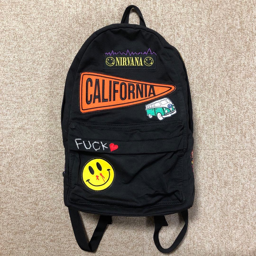 世界に一つだけ！！】 ワッペンリメイクリュック - メルカリ
