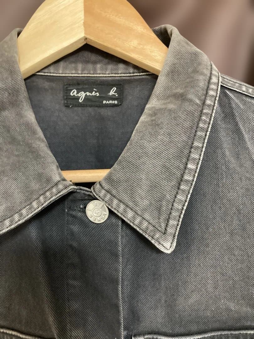 90s agnès b. denim jacket gray - メルカリ